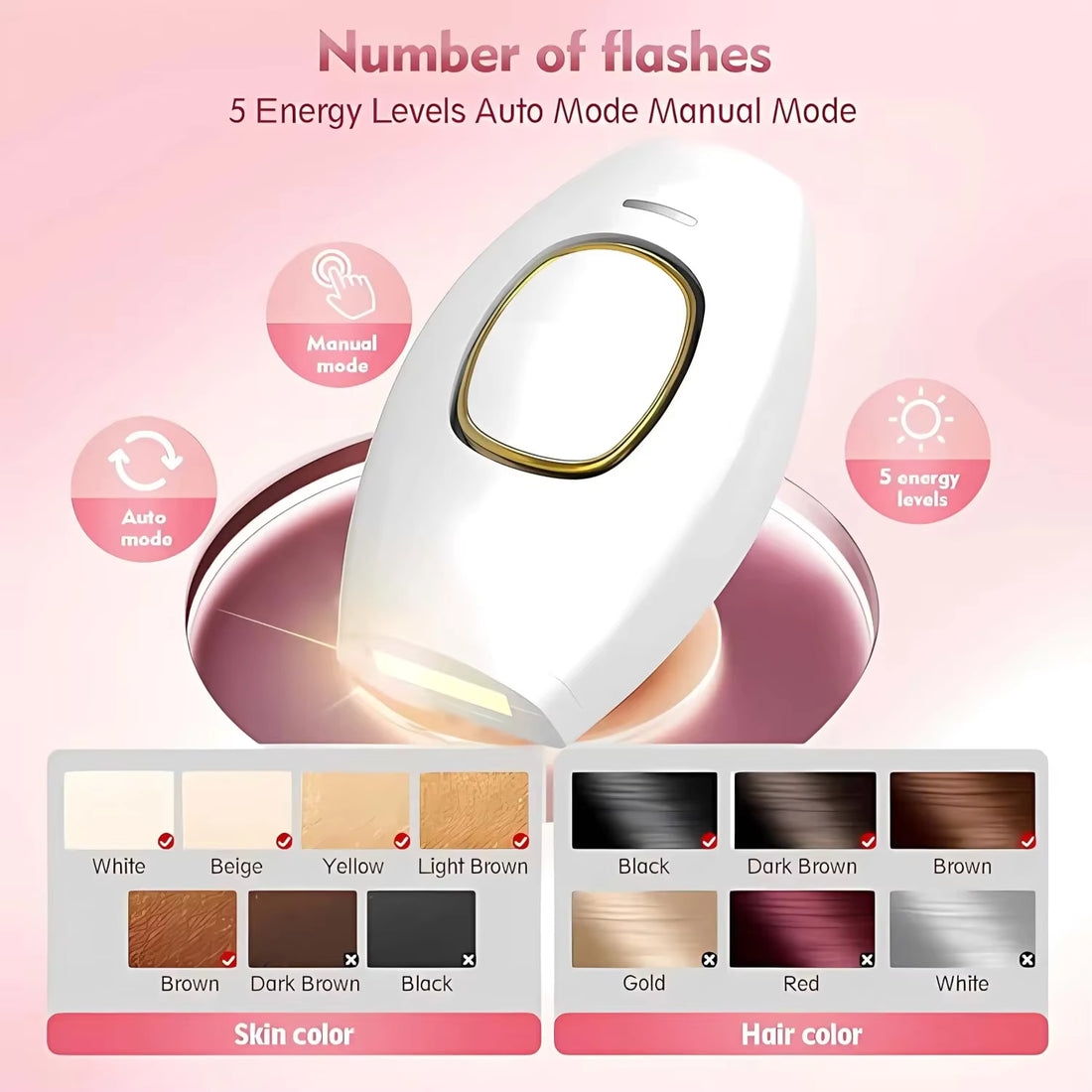 IPL Hair Removal Device